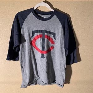 Minnesota Twin 3/4 sleeve shirt